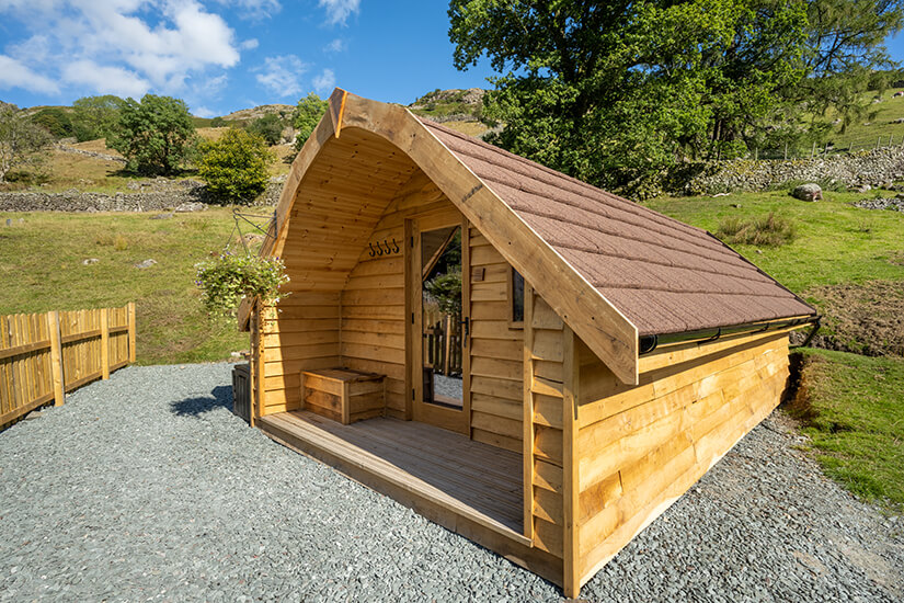 Great Langdale Glamping, luxury glamping on a working Lake District fell farm