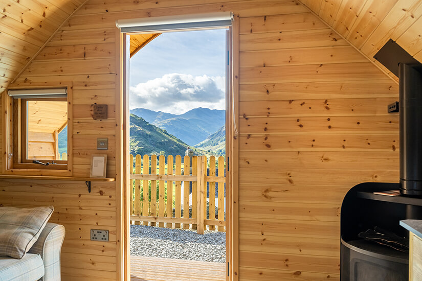 Great Langdale Glamping, luxury glamping on a working Lake District fell farm