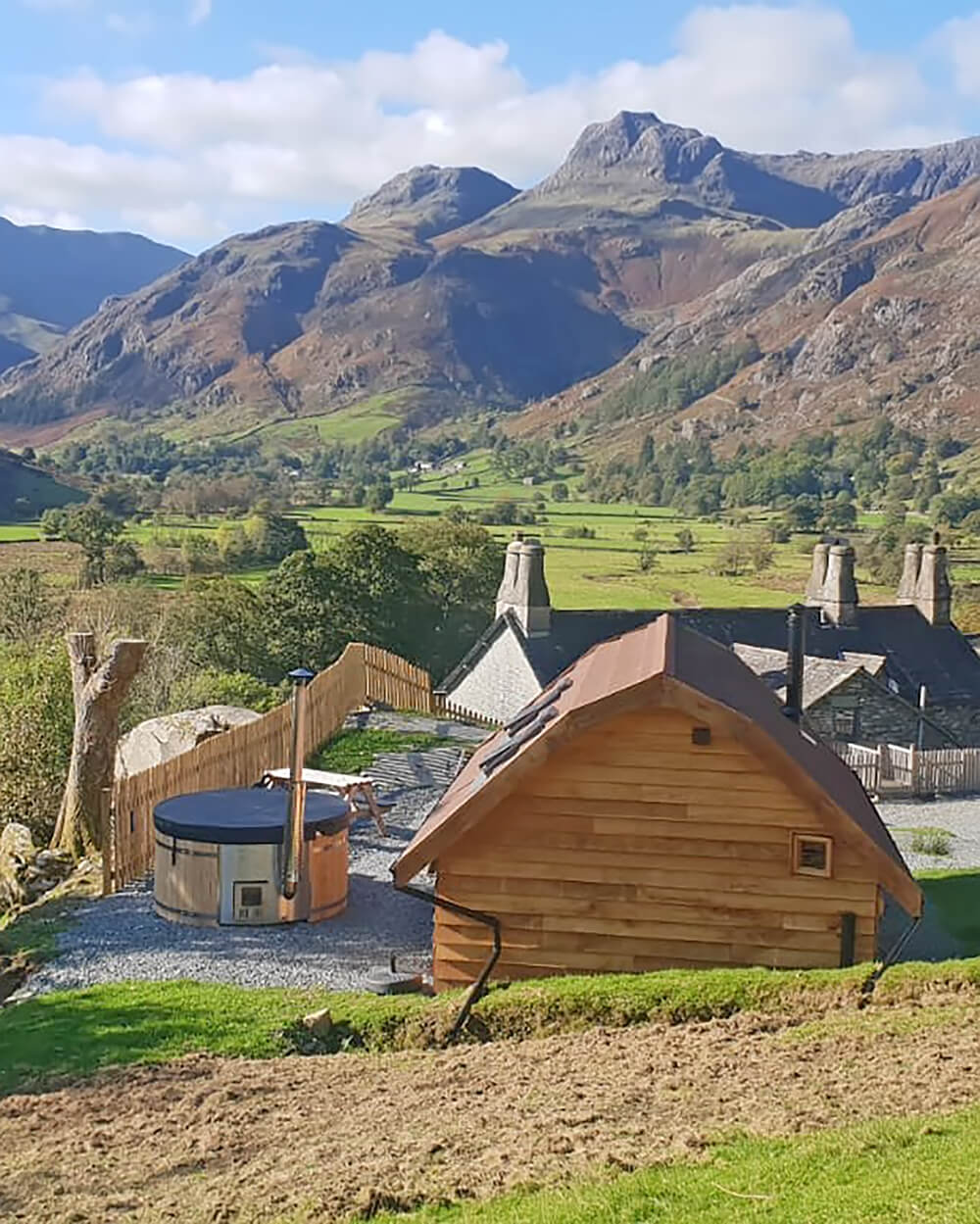 Glamping in the Lake District at Harry Place Farm